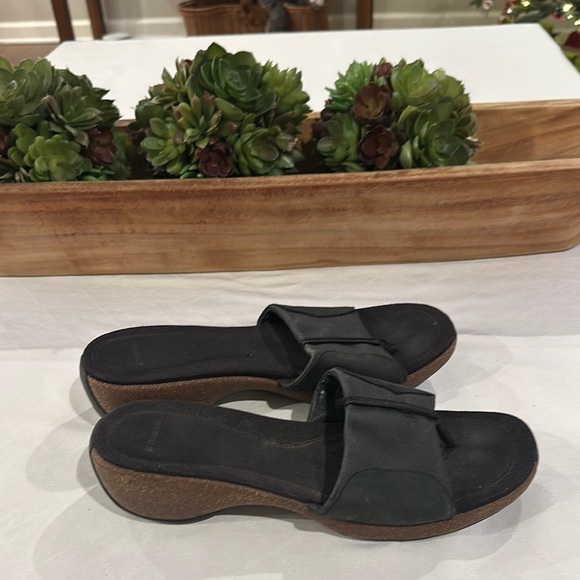 Merrell women’s Sundial Thong sandal‎ sandals slides black size 11 - Picture 1 of 7
